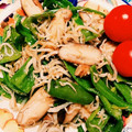 Mocci。's cooksnap of when they made 白だしで！ピーマンとしいたけじゃこ炒め♪.