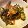 linen.'s cooksnap of when they made オクラの味噌炒め.