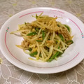 ＠迷子＠'s cooksnap of when they made 簡単！味付豚こまのもやしとピーマン炒め.