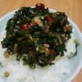 ばく★ちく's cooksnap of when they made 大根の葉の炒め物.