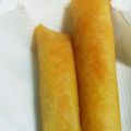 ベポ1228's cooksnap of when they made *お餅と明太マヨの春巻き*.