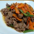 sayasaya75's cooksnap of when they made 牛肉と人参の炒め物.