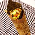 とこきち's cooksnap of when they made 手巻き寿司風♪ラップ焼そば.