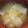 20070825's cooksnap of when they made 大根と高野豆腐のお味噌汁.