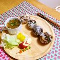 komutatata's cooksnap of when they made 塩昆布とチーズのおにぎり.