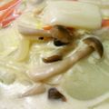 cocozoe's cooksnap of when they made フライパンで簡単♪白菜きのこのクリーム煮.