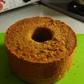hamtaru's cooksnap of when they made 黒みつ抹茶シフォンケーキ.