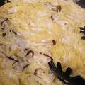 もとほし's cooksnap of when they made お鍋一つで☆挽肉とキノコの煮込みパスタ.