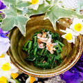 makichihua's cooksnap of when they made 超簡単♪　春菊のお浸し.