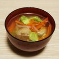 アクセル☆'s cooksnap of when they made 春キャベツと人参の肉団子丸鶏がらスープ.