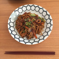 カジハルハル's cooksnap of when they made ウスターソースしかない時の焼きそば(笑).