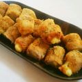乙川日奈's cooksnap of when they made チーズin肉巻き竹輪のミラノ風カツレツ.