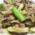 Rick_t's cooksnap of when they made 茄子と挽肉のパスタ.