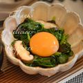 ruruchirin's cooksnap of when they made ホウレン草の海苔たまお浸し.