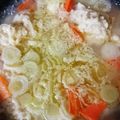 ともかなぽん's cooksnap of when they made 白菜と鶏団子の春雨たっぷりスープ♪♪.