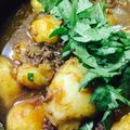 PASTAS's cooksnap of when they made 揚げじゃがいものそぼろ煮.