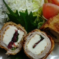 クックCD8DGX☆'s cooksnap of when they made ◆厚揚げと豚肉の梅しそミルフィーユカツ♪.