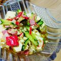 赤きんぎょ16's cooksnap of when they made ３分★簡単【豆腐とカニカマの中華サラダ】.