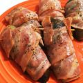 みつばちぴんく's cooksnap of when they made なすのﾍﾞｰｺﾝ巻き.
