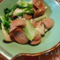 たまちゃん0186's cooksnap of when they made 山東菜とエリンギの炒め物.