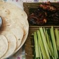 yamachan父's cooksnap of when they made なんちゃって北京ダック.