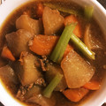 ゆずちゃ。's cooksnap of when they made 箸が止まらない♥大根と豚肉の煮物.