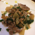 主婦T's cooksnap of when they made 大根と豚こま肉の炒め物.
