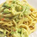 Sorabeans's cooksnap of when they made おひとりランチ…アボカドのスイチリパスタ.