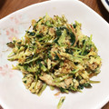 aya☆moko's cooksnap of when they made 1才～の幼児食に☆豆苗の卵とじ.
