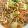 rinarinako's cooksnap of when they made しゃきしゃきキャベツの坦々風みそラーメン.