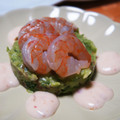 kirisnfkn's cooksnap of when they made ちょい辛✿ワカモレとエビの前菜　.