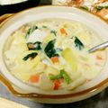山形のフミさん's cooksnap of when they made ほっこりマカロニミルクスープ.