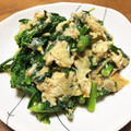 YUKIKI☆'s cooksnap of when they made 簡単☆春菊と卵の炒め物.