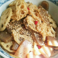 rakuponyo's cooksnap of when they made 蓮根とこんにゃくの麺つゆ簡単きんぴら～.