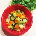 なつき☆ミ's cooksnap of when they made 簡単胡瓜☆大根☆ニンジンのピリ辛甘酢漬け.