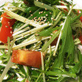 まさまさといちご's cooksnap of when they made 水菜とトマトの和風サラダ.