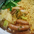 Mirey's cooksnap of when they made シャウエッセンのキムチーズ プデチゲ.