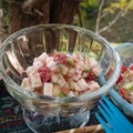もりあん農園's cooksnap of when they made 長芋と胡瓜の梅おかか和え.