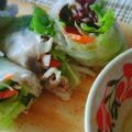 ポスケワイス's cooksnap of when they made 豚しゃぶ生春巻き～昆布酢のマヨポンソース.