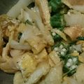 ぽけじん's cooksnap of when they made 白菜・油揚げ・オクラのマスタード和え.
