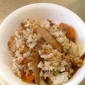 ☆こまっと☆'s cooksnap of when they made 簡単！ごぼうとひき肉のチャーハン.