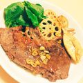 305630's cooksnap of when they made 簡単おつまみ☆レンコンステーキ.