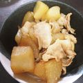 まなおう311109's cooksnap of when they made 簡単♡豚バラ大根こんにゃくの旨い煮焼き♡.
