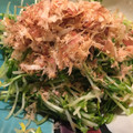 ろびりーな's cooksnap of when they made お父さんの超簡単豆苗お浸し.