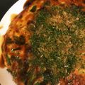 ＊にょにょん＊'s cooksnap of when they made 納豆入りふわふわお好み焼き。.