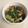 プラムハート's cooksnap of when they made 大根葉と油揚げのごま油炒め.