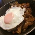 クック2DFP9Z☆'s cooksnap of when they made 豚こまガリバタ照り焼き☆半熟目玉焼きのせ.