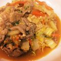 ショコラックマ's cooksnap of when they made まろやか♪豚肉と白菜の卵チーズ中華炒め.