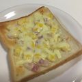 papikun's cooksnap of when they made 朝食やランチに♪欲張りチーズトースト♡.