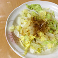 maritana's cooksnap of when they made 白菜ともやしのお浸し☆レンジで簡単.